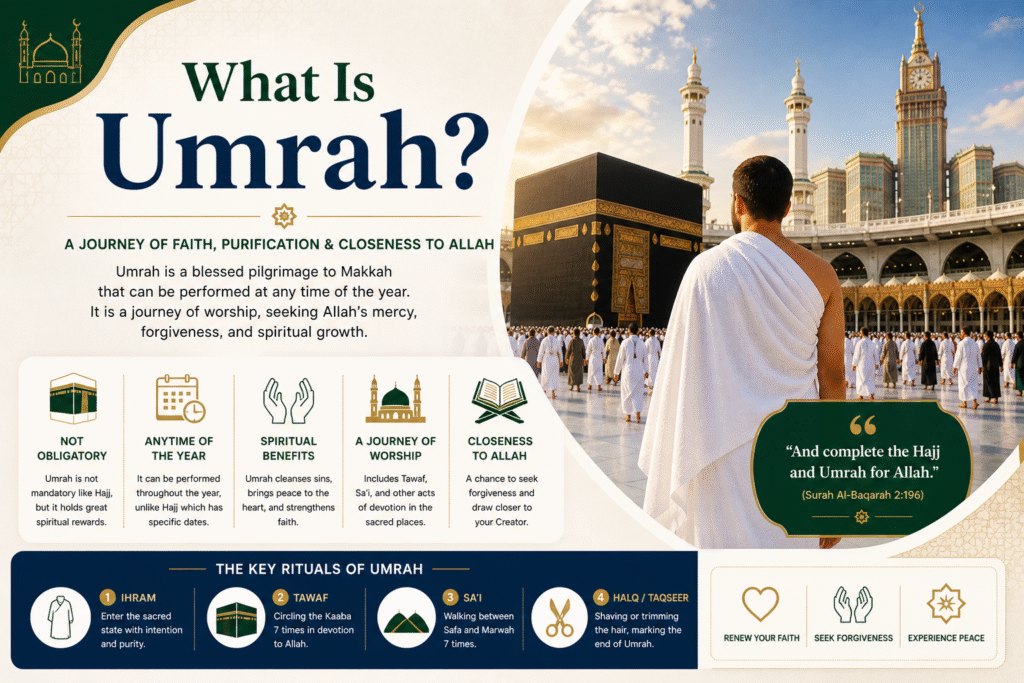 What Is Umrah? Meaning, Importance, and Rewards